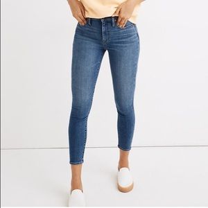 Madewell petite high rise curvy crop jeans NWT